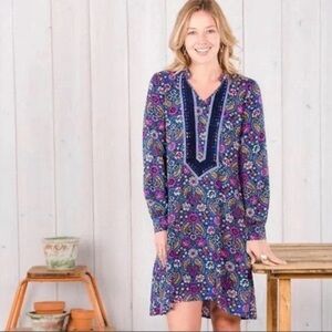 Matilda Jane Purple Thoughts & Dreams Floral Dress Size M